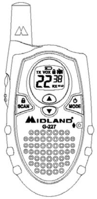 Midland GXT250 GMRS Porto Manual