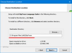 DipTrace 4.1.2.0 - Instalacja polskiej wersji językowej, ścieżki dla systemów 32/64-bitowych
