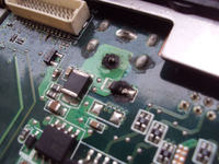 ASUS X57v (M50Vm) spalony element zasilania. Element do identyfikacji