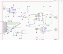 Schemat elektroniczny projektowanego miksera cyfrowego