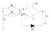 Regulator dwupołożeniowy na wzmacniaczu operacyjnym Regulator dwupołożeniowy na wzmacniaczu operacyjnym