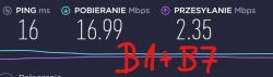 Huawei B818 + CyberTech antena zewnętrzna: Słaby sygnał na pasmach B3 i B1 - Orange