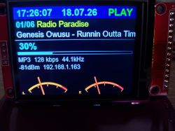 The simplest Internet radio on the ESP32-S3? No installation required – just upload it and it works!