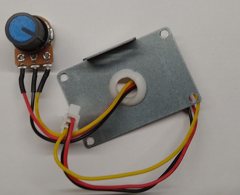 He gave me a PWM z Alliexpres regulator, max 60V i 20A