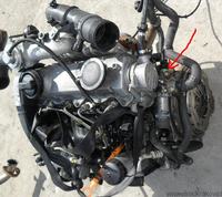 [VW GOLF IV 1.9TDI] - Czujnik temperatury przy termostacie