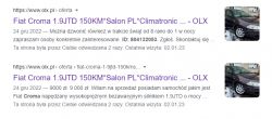 Jak odzyskać dane z ogłoszenia na OLX? Problem z zakupionym Fiatem Croma.
