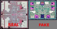 NE5532 this is what the original looks like and the counterfeit inside. We warn 