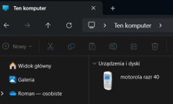 [Sprzedam] Motorola Razr 40 – uszkodzony zawias i ekran – z pudełkiem i etui