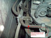 Clio I 1,2 monowtr. '96 - niepodpięty wężyk podciśnienia