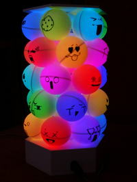 Ping-pongowa wielokanałowa lampa RGB Ping-pongowa wielokanałowa lampa RGB