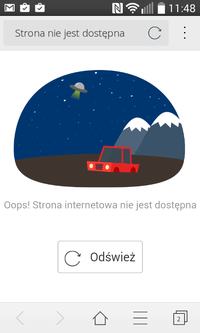 Linki goo.gl nie działają na Android 4.4.2, LG L65 (D280) - co robić?