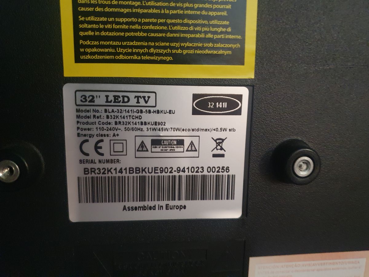 Télécommande D'origine Blaupunkt - Référence BLA-215/207J-GB-3B-FHKUP-EU - Neuf Sous Blister