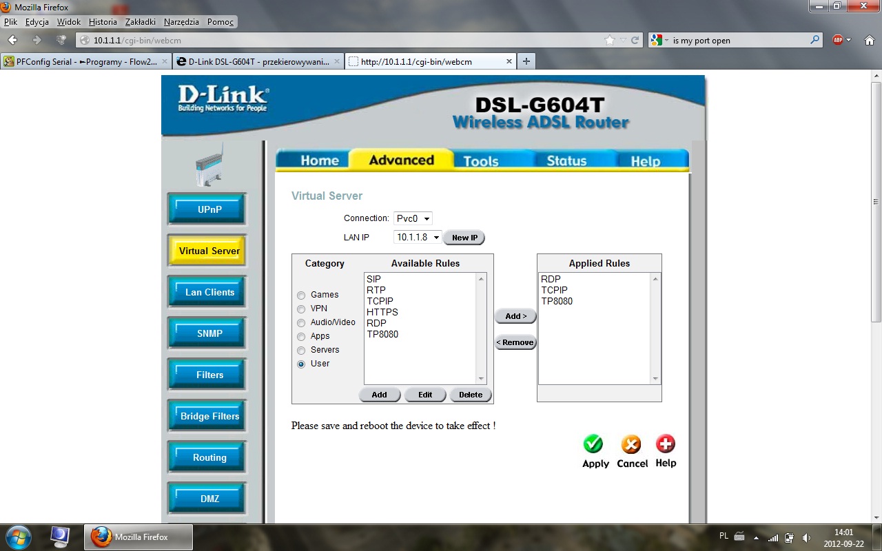 D link dsl g604t настройка