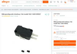 Poszukiwany przełącznik KMS1 16A 1/2HP 125/250VAC 16(4)A 250 VAC 5E4 uT125 do grzejnika olejowego