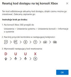 Xbox 360 - Kupiłam Xbox z kontrolą rodzicielska POMOCY