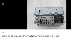 Audi A3 8P radio - Jakie radio było fabryczne? Kostki