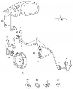 Skoda Fabia II - Potrzebny schemat wiązki drzwi przednich P + L