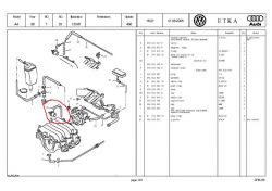 Audi A4 B5 2.6 V6 - Poszukiwanie wężyka od podciśnienia Audi A4 B5 2.6 V6 - Poszukiwanie wężyka od podciśnienia