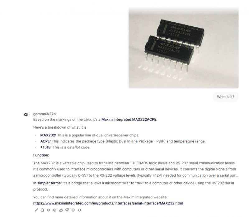 MAX232ACPE Integrated Circuits Two MAX232ACPE integrated circuits on a white background.