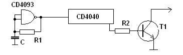 Układ czasowy 24V DC z diodą, cykl 15 min włącz/wyłącz