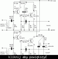 filtr na tranzystorach bipolarnych