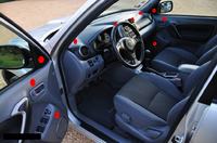 Rozmieszczenie głośników w Toyota RAV 4