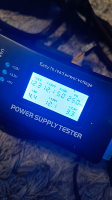 Zasilacz SilentiumPC Deus G1 600W - linia 5V ma 4,4V, komputer nie startuje