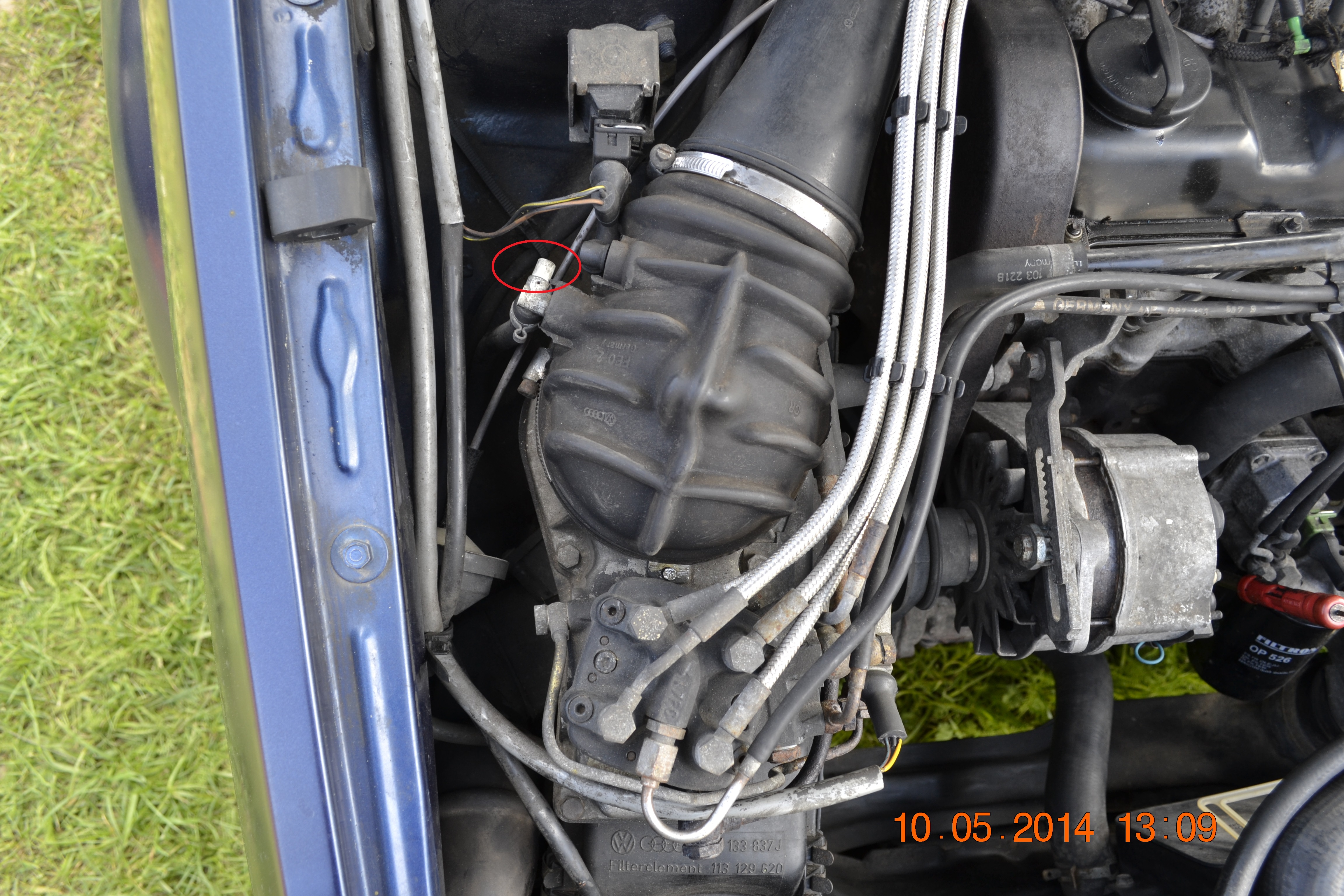 VW Golf 2 1.8 GX Falujące obroty biegu jałowego
