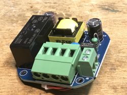 HY609-WE Thermostat Internal Module Internal component of the HY609-WE thermostat with electronic elements.