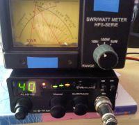 Uniden 520 - Niska moc nadawania z anteną Sirio AS-100 na magnesie