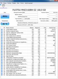 Ocena kondycji dysku na podstawie SMART - dysk po wstrząsach w laptopie
