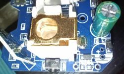 Dismantled Circuit Board of LSPA9 Module Dismantled circuit board with mounted electronic components.