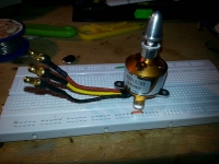 Connecting A2212 / 5T 2450KV Brushless Motor to 30A Speed Controller & Using NE555 Servo Tester Connecting A2212 / 5T 2450KV Brushless Motor to 30A Speed Controller & Using NE555 Servo Tester
