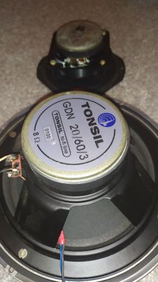 Zakładanie kabelków do kolumn głośnikowych UNITRA Tonsil Zg 30c / 115 - brakujący przełącznik