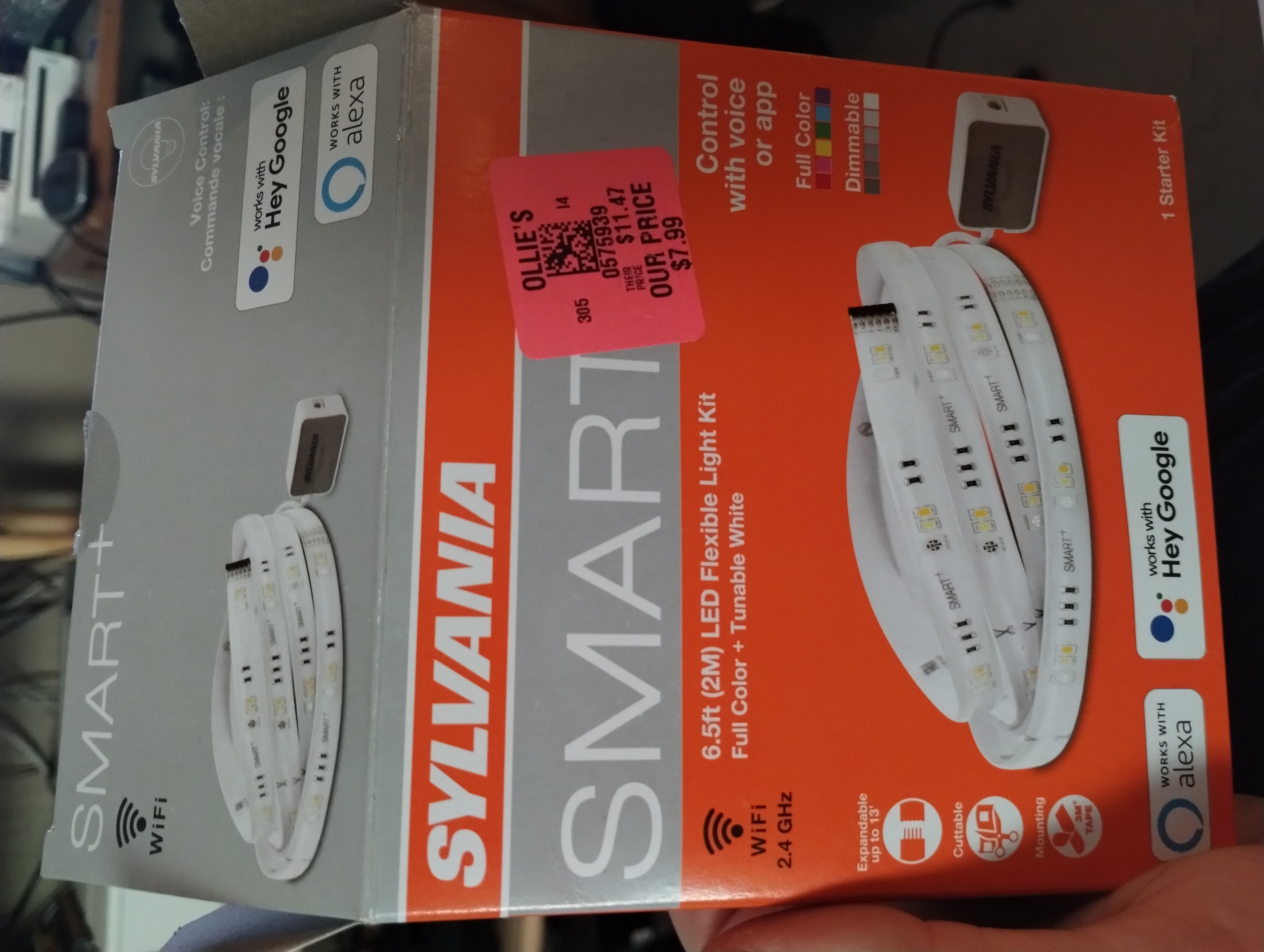 [BK7231T] Sylvania smart+ WIFI 6.5ft LED flexible light kit teardown ...
