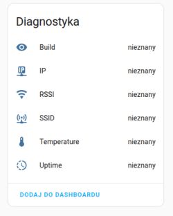 OpenBeken Socket Diagnostics Issue in Home Assistant Screenshot of Home Assistant showing OpenBeken socket diagnostics section with empty or incorrect values.