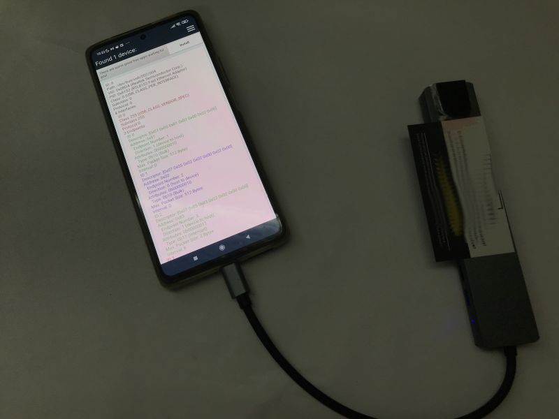 Will a USB C splitter/hub work with a smartphone? Experiments, wired ethernet, UART