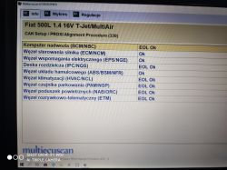 Kody błędów U1700, B223B, U0019 w Fiat 500L - co oznaczają?