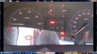 Renault Megane 1.4 16v - check, stop oraz czerwony silnik z napisem stop