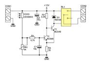 AVT1476 twilight sensor - which resistor shifts switching threshold darker?