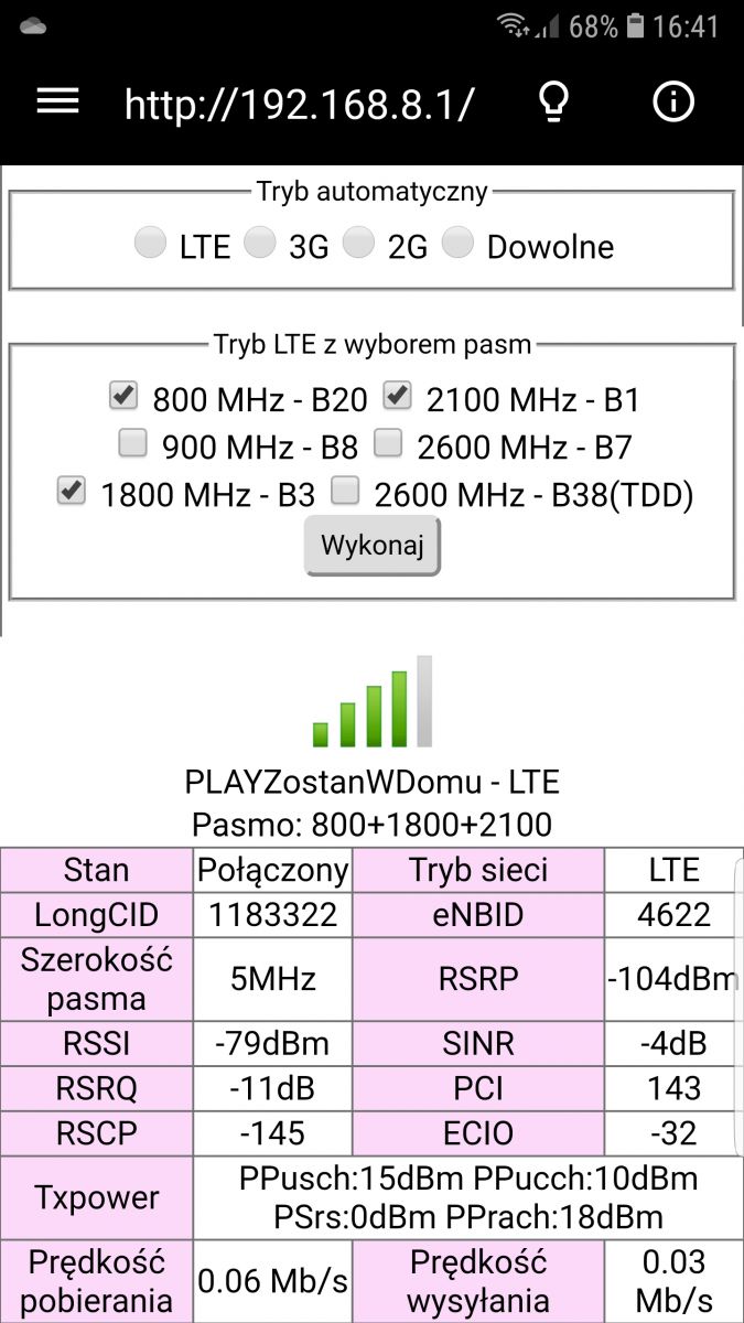 LTE na działce. Jaki modem/router, jaka antena?