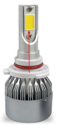 HB4 LED - Why after replacing the HB4 LED bulbs with HB4 LED the refletor diffus