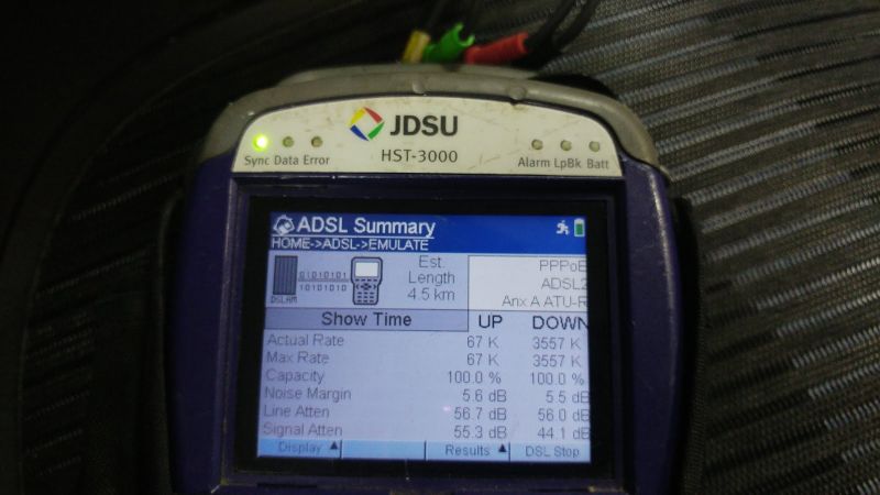 Dostęp do internetu po mokrym sznurku.