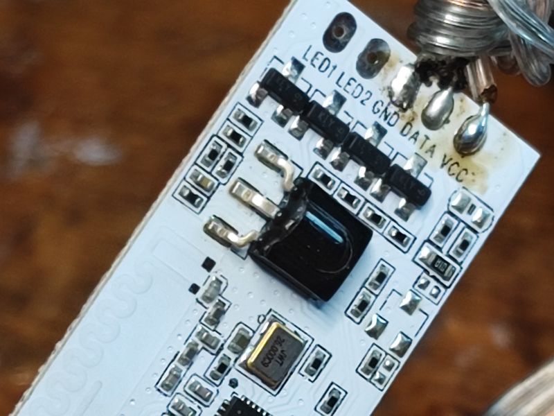 Printed Circuit Board with Electronic Components Close-up of a printed circuit board with electronic components.