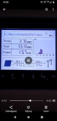 Niewłaściwe działanie instalacji po dołożeniu paneli 3x400W - falownik Sofar Solar 3.3, panele 320W