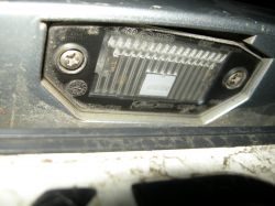 VAG - kierunek montażu oświetlenia tablicy rejestracyjnej