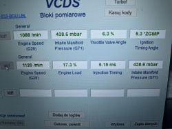 Audi A3 1.6 MPI 102KM BSE - P0172 i P0136, duże spalanie paliwa
