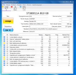 Eksperyment z uszkodzonym dyskiem HDD Toshiba MK6465GSXN - używanie dla danych niskiego priorytetu