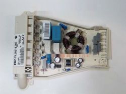 Electronic module with visible components on a circuit board.