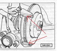 VW Polo 1.9D klekoczące klocki przód